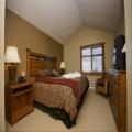 Master bedroom with king bed and ensuite bathroom