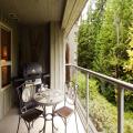 Private West facing balcony with BBQ