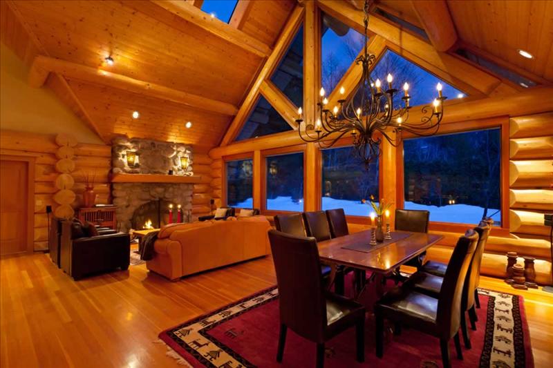 Whistler Photo Gallery Luxury Log Chalet With Private Hot Tub